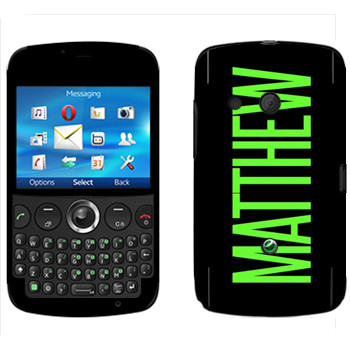   «Matthew»   Sony Ericsson CK13 Txt