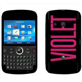   «Violet»   Sony Ericsson CK13 Txt