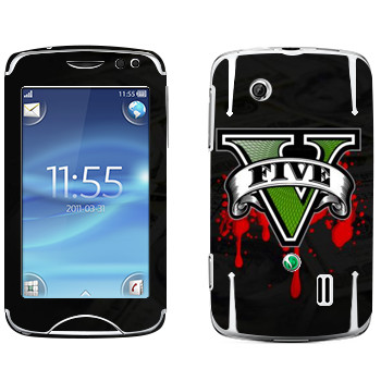   «GTA 5 - logo blood»   Sony Ericsson CK15 Txt Pro