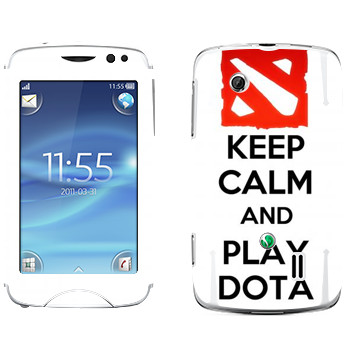   «Keep calm and Play DOTA»   Sony Ericsson CK15 Txt Pro