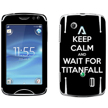   «Keep Calm and Wait For Titanfall»   Sony Ericsson CK15 Txt Pro