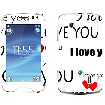   «I Love You -   »   Sony Ericsson CK15 Txt Pro