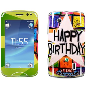  «  Happy birthday»   Sony Ericsson CK15 Txt Pro