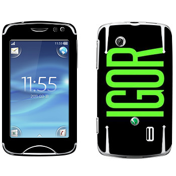   «Igor»   Sony Ericsson CK15 Txt Pro