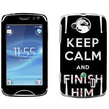   «Keep calm and Finish him Mortal Kombat»   Sony Ericsson CK15 Txt Pro