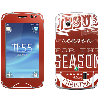   «Jesus is the reason for the season»   Sony Ericsson CK15 Txt Pro