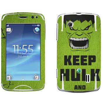   «Keep Hulk and»   Sony Ericsson CK15 Txt Pro