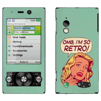   «OMG I'm So retro»   Sony Ericsson G705