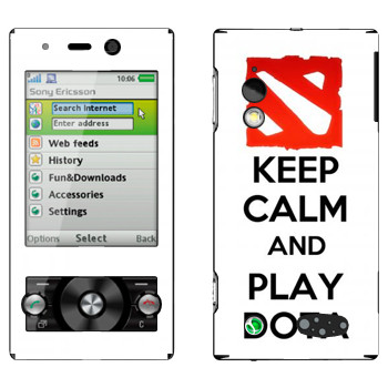   «Keep calm and Play DOTA»   Sony Ericsson G705