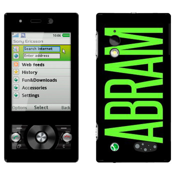   «Abram»   Sony Ericsson G705