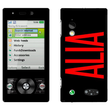   «Alia»   Sony Ericsson G705