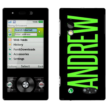   «Andrew»   Sony Ericsson G705