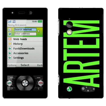   «Artem»   Sony Ericsson G705