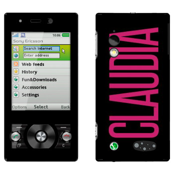   «Claudia»   Sony Ericsson G705