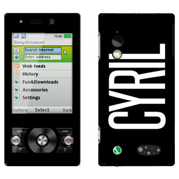   «Cyril»   Sony Ericsson G705