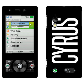   «Cyrus»   Sony Ericsson G705