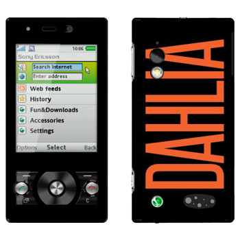   «Dahlia»   Sony Ericsson G705