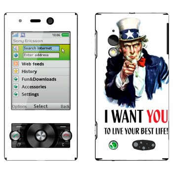   « : I want you!»   Sony Ericsson G705