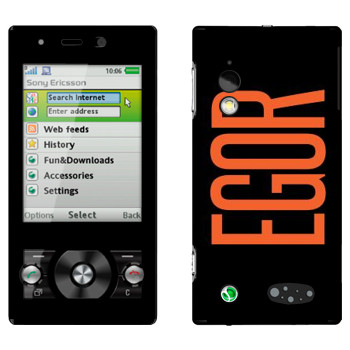   «Egor»   Sony Ericsson G705