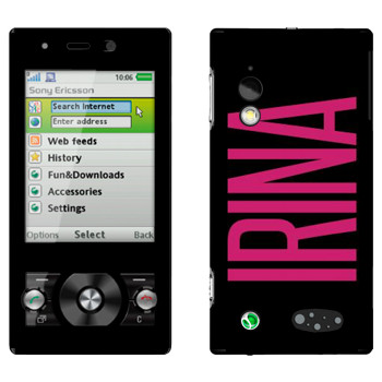   «Irina»   Sony Ericsson G705
