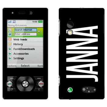   «Janna»   Sony Ericsson G705