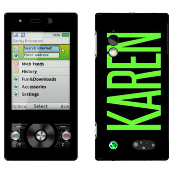   «Karen»   Sony Ericsson G705