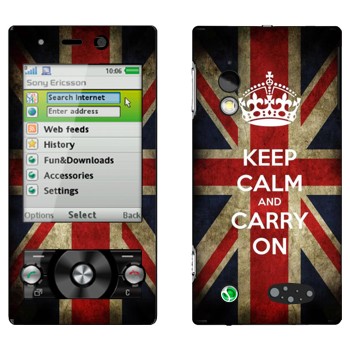   «Keep calm and carry on»   Sony Ericsson G705