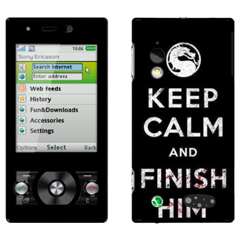   «Keep calm and Finish him Mortal Kombat»   Sony Ericsson G705