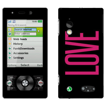   «Love»   Sony Ericsson G705