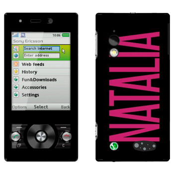   «Natalia»   Sony Ericsson G705