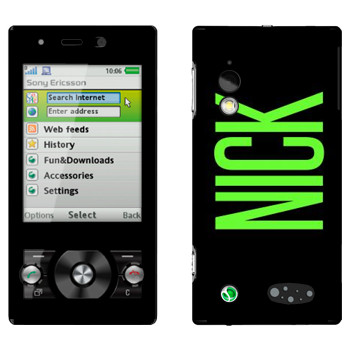   «Nick»   Sony Ericsson G705