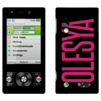   «Olesya»   Sony Ericsson G705