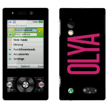   «Olya»   Sony Ericsson G705