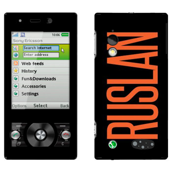   «Ruslan»   Sony Ericsson G705