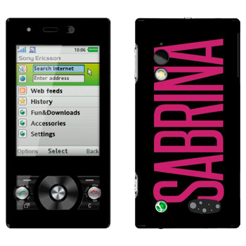   «Sabrina»   Sony Ericsson G705