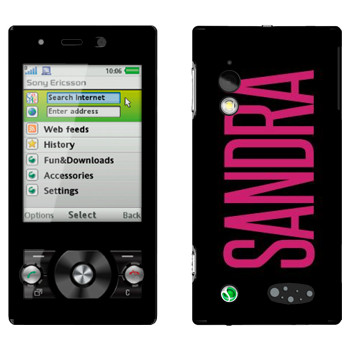   «Sandra»   Sony Ericsson G705