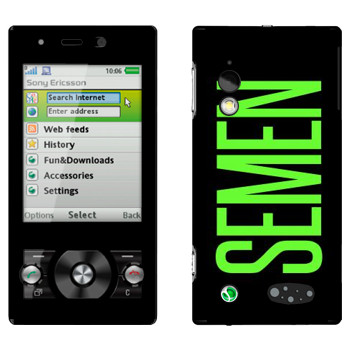   «Semen»   Sony Ericsson G705