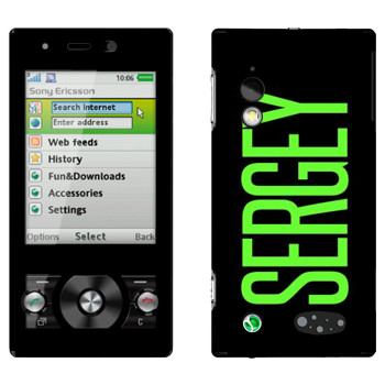   «Sergey»   Sony Ericsson G705