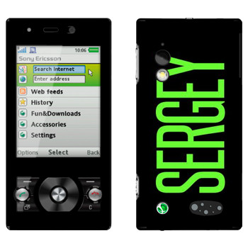   «Sergey»   Sony Ericsson G705