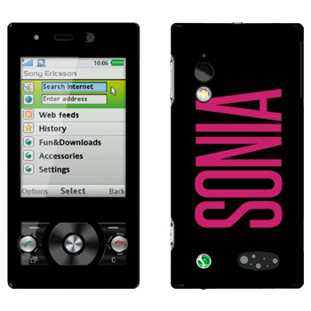   «Sonia»   Sony Ericsson G705