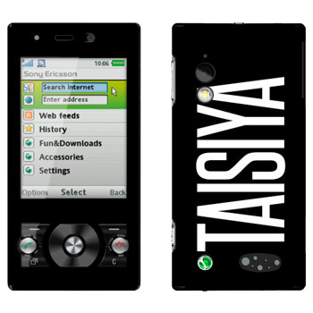   «Taisiya»   Sony Ericsson G705
