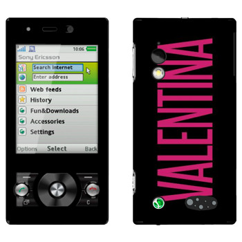   «Valentina»   Sony Ericsson G705
