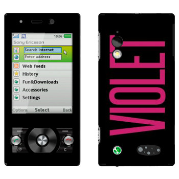   «Violet»   Sony Ericsson G705