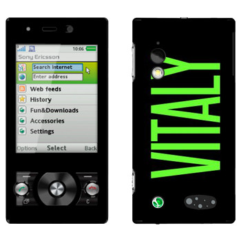   «Vitaly»   Sony Ericsson G705