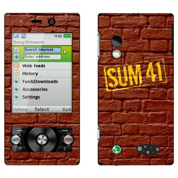   «- Sum 41»   Sony Ericsson G705