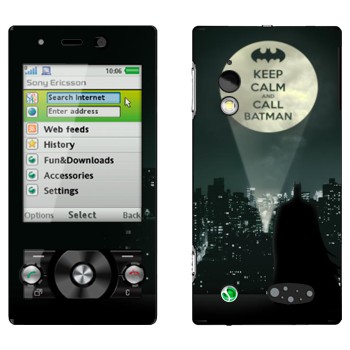   «Keep calm and call Batman»   Sony Ericsson G705
