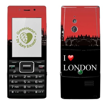   «I love London»   Sony Ericsson J10 Elm