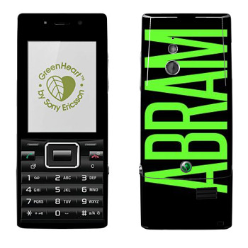   «Abram»   Sony Ericsson J10 Elm