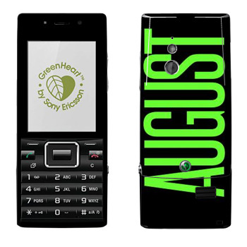   «August»   Sony Ericsson J10 Elm