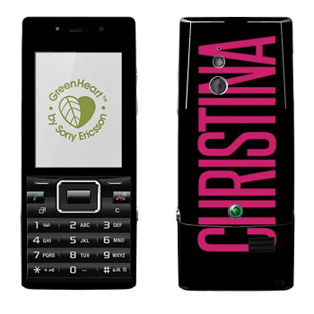   «Christina»   Sony Ericsson J10 Elm